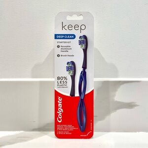 🔵3/$25 NEW Colgate Keep Whitening Toothbrush Starter Kit